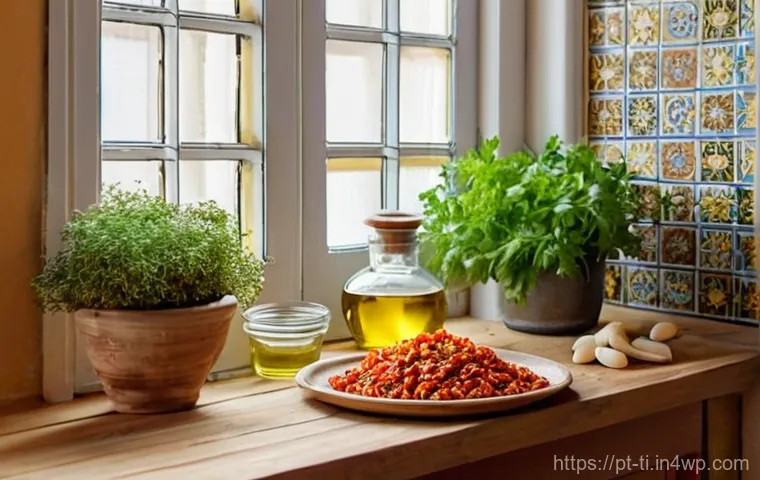 건조 식품을 이용한 다이어트 식단 구성 - **Mindful Pantry Organization with Dried Foods in a Modern Portuguese Kitchen:**
    A clean and aes...