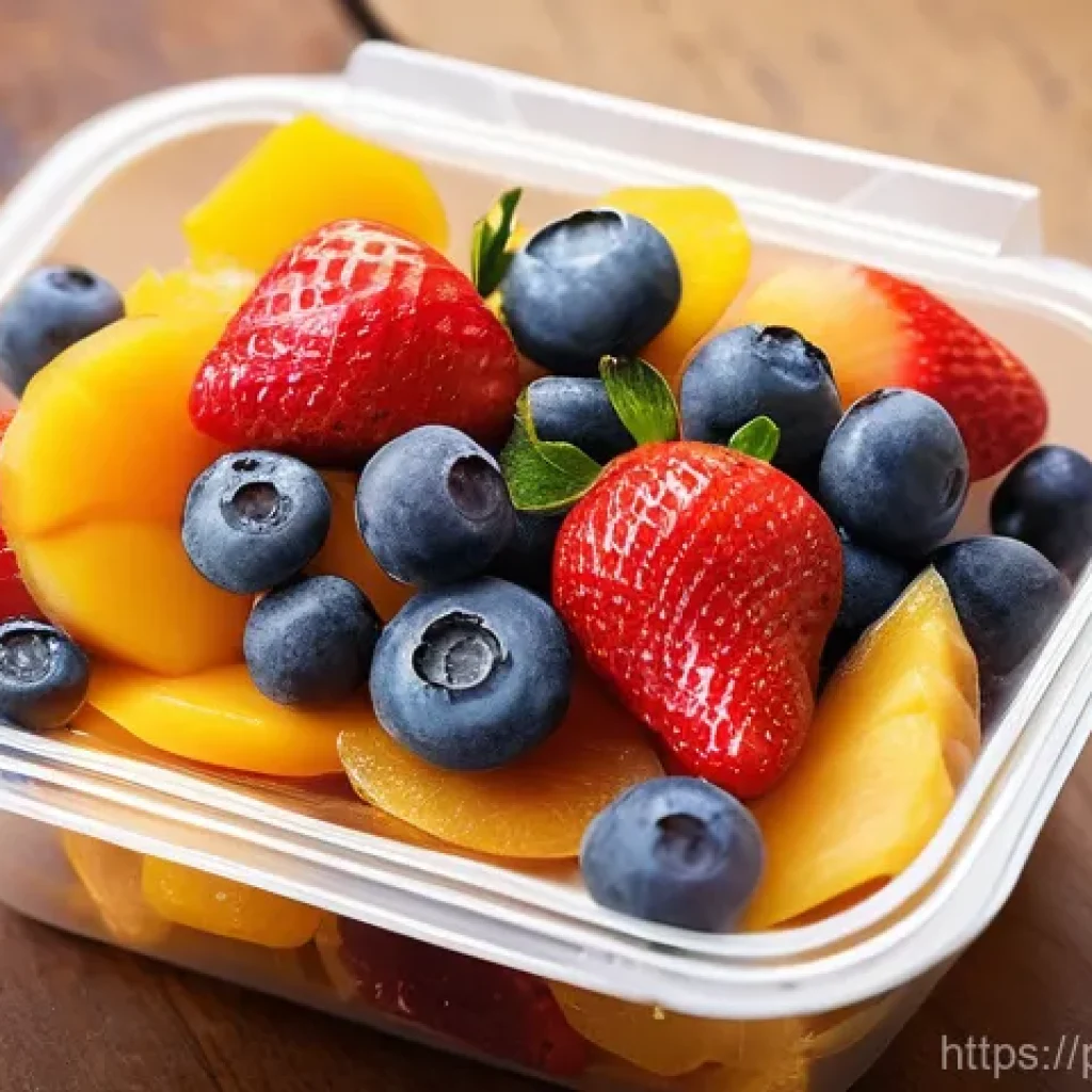 건조 식품 제조를 위한 최신 장비 소개 - **Prompt:** A vibrant, high-resolution close-up photograph of an open, transparent pouch filled with...